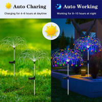 Luces De Fieras Solares LED Para Jardín Impermeables Decoración De Exterior Lámpara Solar Para Camino De Jardín Moderna - details 2