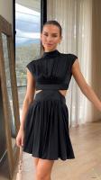 Vestido Largo Maxi De Verano Para Mujer Estilo Casual Elegante Sin Mangas Sin Espalda Color Sólido Personalizado - details 16