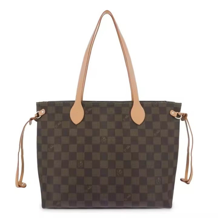 EL POTRO: BOLSO TOTE CESTA 571-CHESS-MARRON El Potro - 1