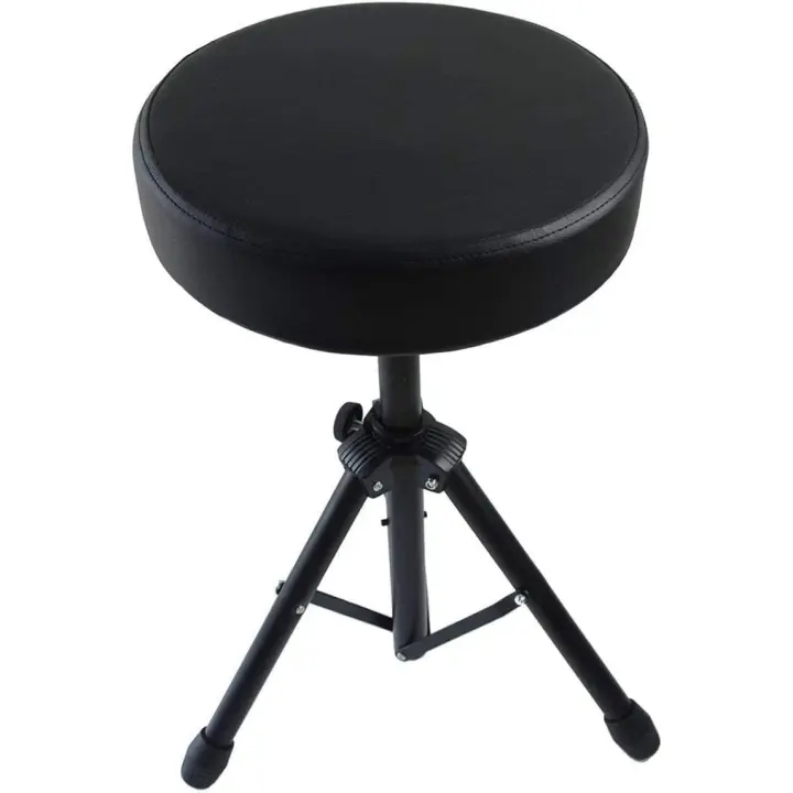 Rockstar Music Taburete Batería Electrónica DSF01 Negro Plegable - Estabilidad Garantizada - 1