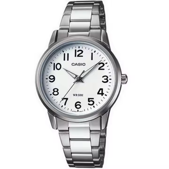 Casio Ltp-1303pd-7bvef Collection Reloj Para Para Mujer Color Plateado - 1