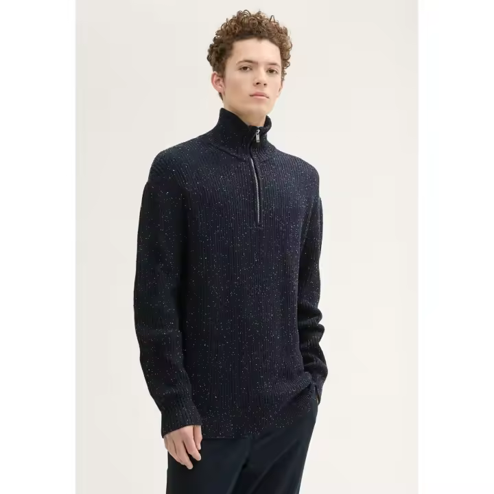 Sudadera Tom Tailor Navy Colorful Neps - 1