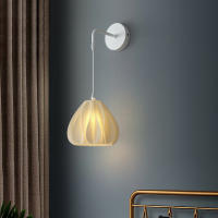 Moderna lámpara de pared Impresa en 3D, 12 W, regulable para decoración de pared, aplique de pared interior con alambre ajustable para Colgar, lámpara de noche para dormitorio, Espejo de tocador para exteriores - details 0