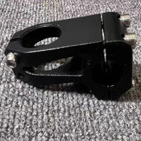 Aluminio Negro Aluminio Aleación Manillar 25.4mm/22.2mm Longitud 60mm Accesorios Bicicleta Manillar Exterior Partes 1 Pcs 200g - details 0