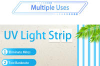 Tira De Luz LED UV Flexible 385-400nm Para Fiesta De Luz Plateada SMD 2835 DC12V Para Iluminación De Glow En La Habitación - details 2