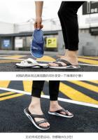 Sandalias Para Hombre 2024 Moda Casual Uso Dual Interior Y Exterior Sandalias De Playa Con Espalda Suave Y Gruesa Para El Verano - details 5