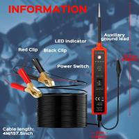 Em285 6-24V Coche Prueba de Circuito Eléctrico Pen Voltage Tester Probe de Alimentación Herramienta Automotriza-Yvan - details 1