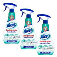 ASEVI- DESINFECTANTE Multiusos Pistola Sin Lejía 750ml eficaz 99.9% gérmenes virus hogar limpio y protegido - details 0