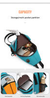 Mochila De Pecho Multifuncional Para Hombres Y Mujeres Puede Ser Usada Con Un Hombro O Dos Hombros Estilo Crossbody Moda - details 5