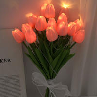 5/10pcs Tulipes LED Artificial Flores PU Flor Falsa Bouquet Luz Nocturna Para Decoración De Jardín Hogar Bodas Cumpleaños Regalo - details 6