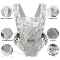 Portabebés ajustable, portabebés 4 en 1, mochila convertible para espalda y espalda, ergonómico, portátil, cómodo y transpirable para bebés y niños pequeños, niñas y niños (7 a 45 libras) (azul) - details 1