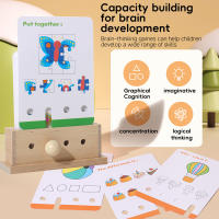 Juego Educativo De Puzzle Lógico Para Niños Set De Actividades De Aprendizaje Alfabeto Desbloqueo De Habilidades Prescolares Temas De Transporte Y Naturaleza - details 1