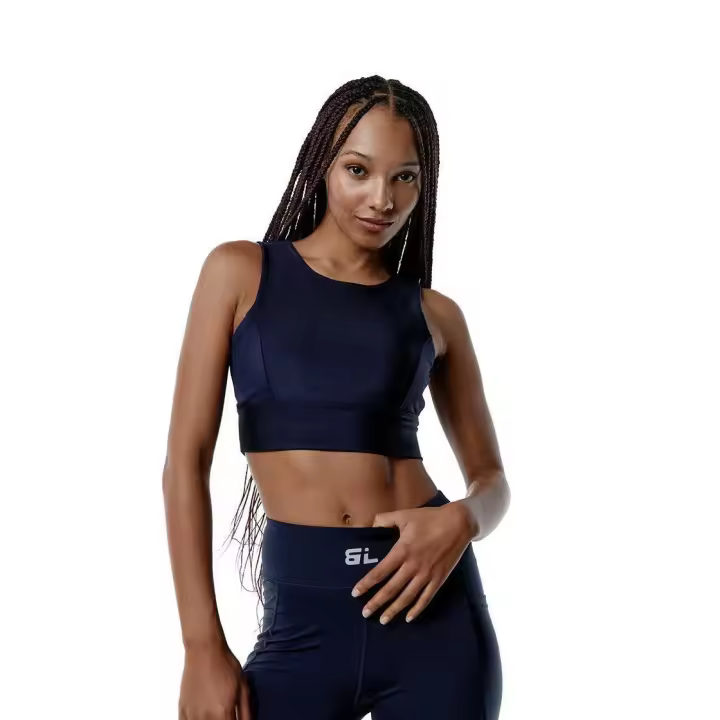 Black Limba Top deportivo sujeción media LiftPower - Midnight blue - 1