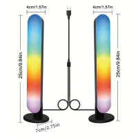 Tiras LED Inteligentes Con Control Remoto Para Decoración De Habitaciones Juegos TV Y Fiestas Sincronizadas Con Música Luz Nocturna RGB De Escritorio - details 7