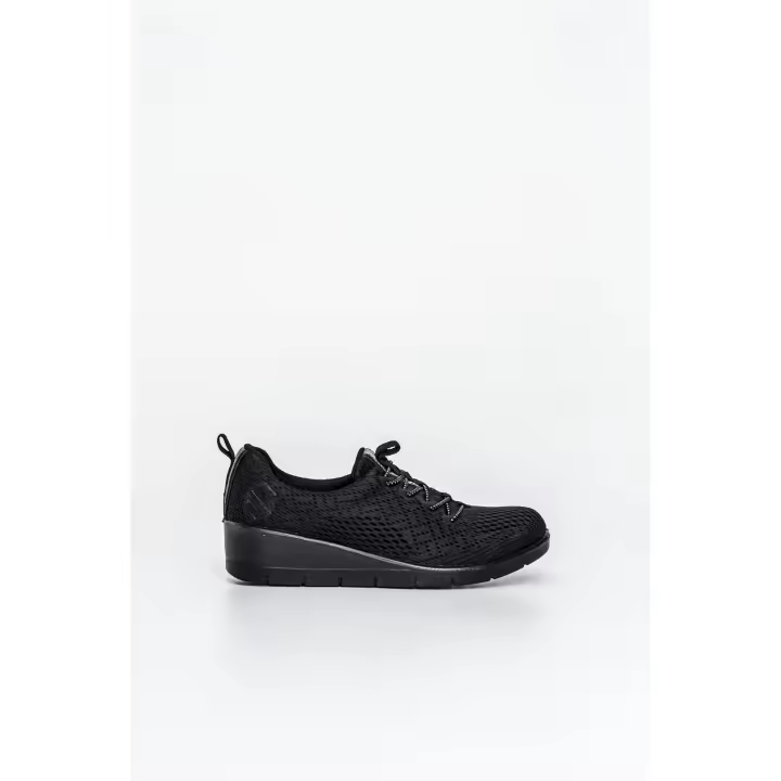 Zapatilla Mujer Mysoft Tejido Cordón Elástico - 1