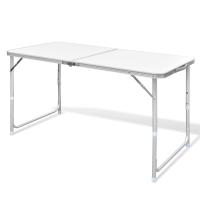 vidaXL Mesita Plegable Picnic Portátil Aluminio Mesa Camping Jardín Dimensiones 120 x 60 cm, 180 x 60 cm, 240 x 60 cm - details 0