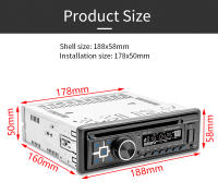 Reproductor De DVD Para Coche BQCC 1 Din Con BT USB FM Radio AUX TF Control Remoto Estéreo De Protección Del Poder Ajuste De EQ Sonido - details 11