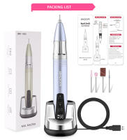 Timissfox Taladro Eléctrico Para Uñas 35000RPM Recargable Portátil Máquina De Uñas Para Pintura De Gel Equipamiento De Salón De Uñas - details 14