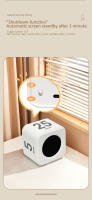 Timer Digital Visual Mini Cubo Recargable Con Sensor De Gravedad Y Pantalla LED Para Cocina Estudio Ducha 4 Tiempos Preset - details 7