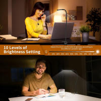 Lámpara De Escritorio LED Con Luz De Libro USB Recargable Luz De Lectura Cálida Y Fría Portátil Flexible Fácil De Clip Para Lectura Nocturna - details 5