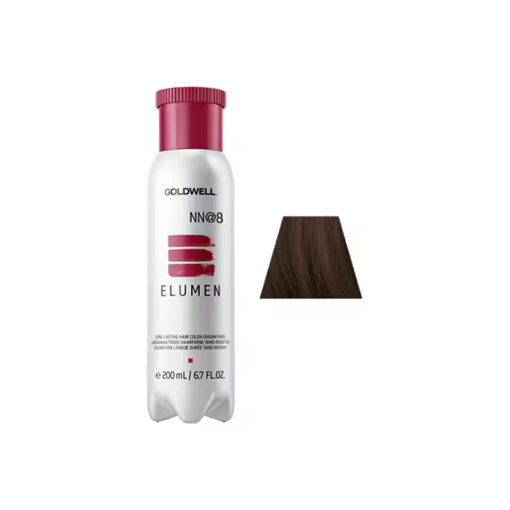 Goldwell Elumen NN@8 200 Ml. Coloración de Larga Duración Sin Peróxido Ni Amoniaco - 1