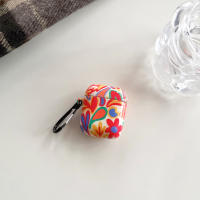 Funda Protectora Para AirPods Con Flores Coloridas Compatible Con Modelos 4 3 2 1 Pro2 pro Funda Suave De TPU Para Auriculares - details 6