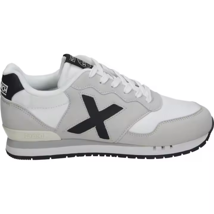 MUNICH | Zapatillas Munich Dash Kids 105 para Mujer – Deportiva en Color Blanco y Detalles en Beige y Negro – Sneakers con Cordones – Estilo Casual – Versátiles y Cómodas – Modelo 1690105 - 1