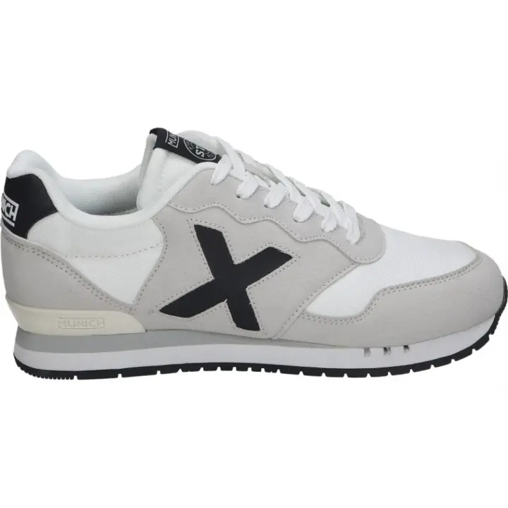 MUNICH | Zapatillas Munich Dash Kids 105 para Mujer – Deportiva en Color Blanco y Detalles en Beige y Negro – Sneakers con Cordones – Estilo Casual – Versátiles y Cómodas – Modelo 1690105 - 1