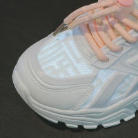 Zapatos Deportivos Para Niñas Primavera/Otoño Moda Casual Transpirables Confortables Para Estudiantes Niños Bebés Talla 0-1Años Material Superior PU Cuero Y Fibra De Red Suela De Goma - details 13