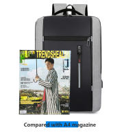 Mochila Negocios Impermeable Para Hombres Con USB Capacidad Grande Para Portátil De 15.6 Pulgadas Bolsa De Escuela Para Hombres - details 7