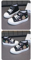 Zapatos De Lona Para Niños Y Niñas Cuatro Estaciones Blancos Suaves Antideslizantes Casuales Tallas 3-15 Años Zapatos Combinados - details 11