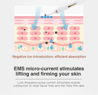 Ultrasonido Limpiador De Piel Espátula Vibración Rostro Eliminador De Quistes Facial Levantamiento Cuidado De La Piel Metal - details 5