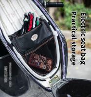 Bolsa De Ciclismo Para Motocicleta Almacenamiento En Asiento Material Antifouling Resistente a Rasguños Negro Para Vehículos Eléctricos Y Scooters - details 0