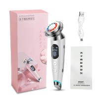 Masajeador Facial De Lifting Rejuvenecimiento De Piel Eliminación De Arrugas Mesoterapia Electroporación RF LED Fotón Cuidado De La Piel USB - details 10