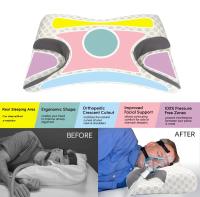 Almohada De Memoria Para CPAP Odorless Con Contorno Funcional Para Uso Médico/Pacientes/Hospital Anti-Apnea Anti-Snore - details 2