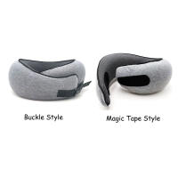 Almohada De Memoria Para El Cuello U Tipo Viaje Portátil Descanso Del Mediodía Aéreo Bolsa De Transporte Soporte Cervical Para Dormir Y Camping - details 3