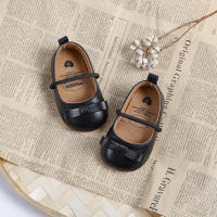 Zapatillas MYGGPP Para Bebés Niñas Zapatos De Boda Y Fiesta Princesa Con Lazo Cierre Elástico Material Superior De Cuero Todas Las Estaciones - details 6