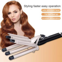 Rizador Y Enrollador De Cabello Cerámico Rápido Calentamiento Herramientas De Ondulador Para Todos Tipos De Cabello Con Temperatura Mínima Máxima 210 Grados - details 0