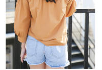 Sombrero De Paja Para Mujer Protección Solar Verano Estilo Casual Con Borde Volcado Adecuado Para Estudiantes Y Viajes - details 7