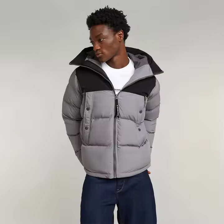 Ropa hombre Chaquetas G-star Chaqueta Puffer Expedition Gris - 1