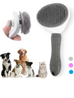 Cepillo De Aseo Para Mascotas Cepillo De Pelaje Para Perros Y Gatos Herramienta De Peluquería Para Animales Eliminador De Pelo De Mascotas - details 4