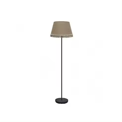 Lámpara de Pie FABRILAMP Ada 1xe27 Negro/Arena 163x40x40 Cm - Diseño Elegante - 1