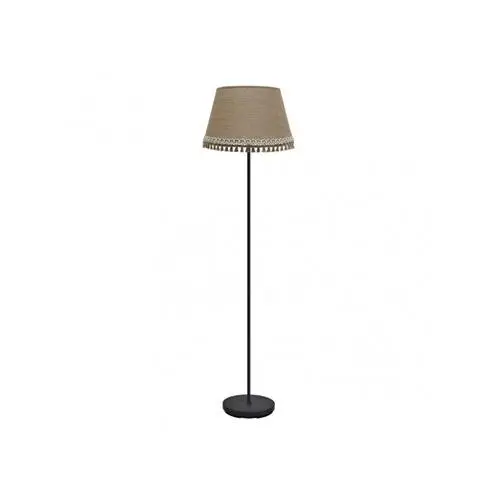 Lámpara de Pie FABRILAMP Ada 1xe27 Negro/Arena 163x40x40 Cm - Diseño Elegante - 1