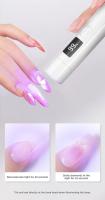 Lámpara LED UV Profesional Para Uñas Con Estación De Trabajo Y Pantalla Recargable Portátil Mini Secador De Uñas Artísticas Removible - details 6