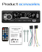 BQCC Radio Automóvil 1 Din Con FM Dual BT AM USB RDS AUX TF Soporte De Control De Voz AI Carga Rápida Y 7 Luces Coloridas - details 16