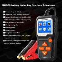 KONNWEI KW650 Tester De Batería Para Coche Y Motocicleta 12V 6V Analizador De Sistema De Carga Y Arranque 2000CCA Herramienta De Prueba Rápida Para Vehículos - details 3