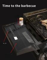 Alfombrilla De Silicona Para Barbacoa Protector Antipolvo Y Limpieza Placa De BBQ Almohadilla De Horno Soporte De Aceite Accesorios De BBQ Al Aire Libre - details 2