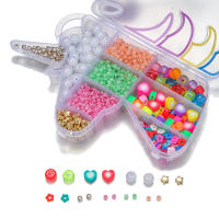 Kit De Manualidades Para Niñas: Encantador Kit De Cuentas De Arcilla Polimérica En Forma De Unicornio Y Conejo Para Crear Pulseras Y Collares Accesorios De Joyería DIY Regalo Divertido - details 3