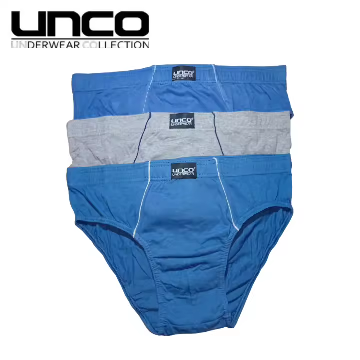 Calzoncillos Hombre UNCO Slip (Pack de 3 Unidades) | Ropa Interior Masculina de Algodón Suave y Transpirable, Diseño Moderno con Ajuste Cómodo, Ideal para Uso Diario, Estilo Casual y Máximo Confort Todo el Día - 1