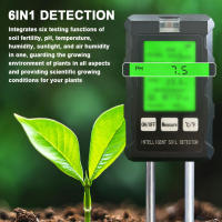 Medidor De Humedad Y Luz Solar PH Temperatura Humedad Sensor De Tierra Para Jardín Plantas Y Flores 6 En 1 - details 4